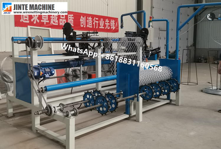 High Speed Diamond Chain Link Fence Making Machine with CE and SGS Certificates